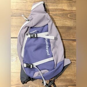 Patagonia Sling Bag in Purple and Gray